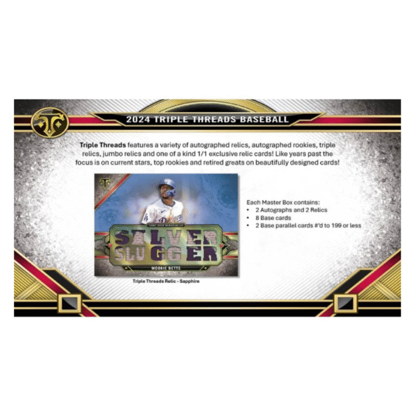 2024 Topps Triple Threads Baseball Hobby Box - Image 3