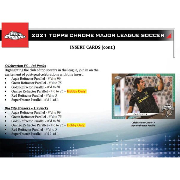 2021 Topps Chrome MLS Soccer Hobby Case (12ct) - Image 5
