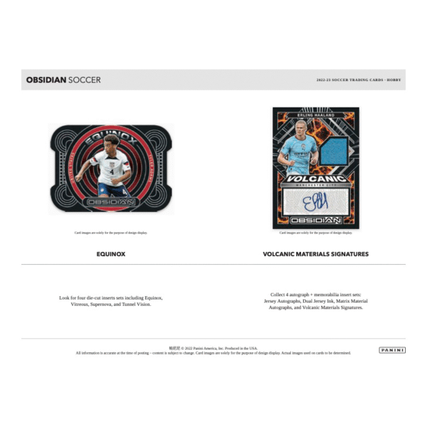 2022/23 Panini Obsidian Soccer Hobby Box - Image 3