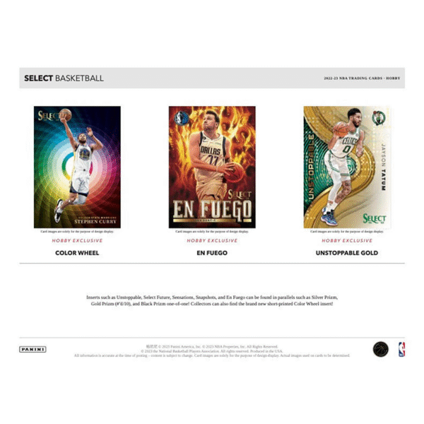 2022/23 Panini Select Basketball Hobby Box - Image 5
