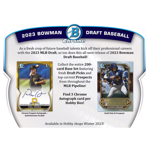 2023 Bowman Draft Baseball HTA Choice Hobby Box - Image 2