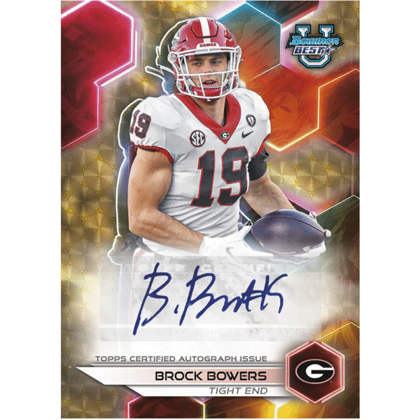 2023 Bowman's Best University Football Hobby Box - Image 6