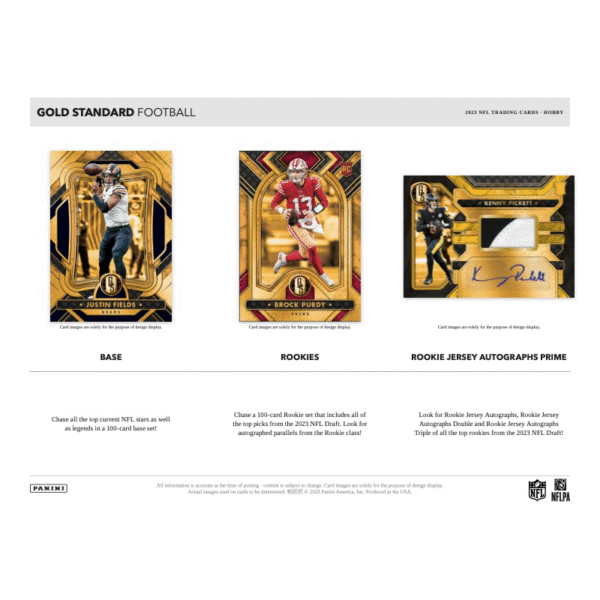 2023 Panini Gold Standard Football Hobby Box - Image 2