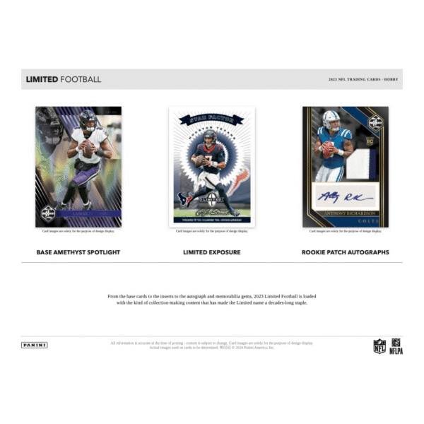 2023 Panini Limited Football Hobby Box - Image 2