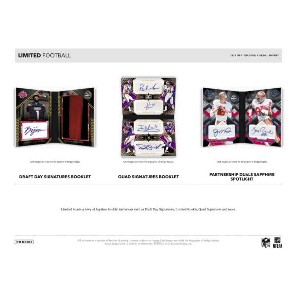 2023 Panini Limited Football Hobby Box - Image 3
