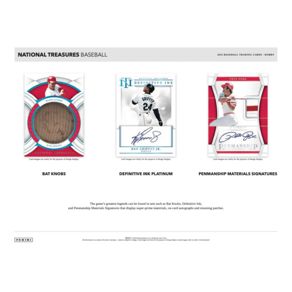 2023 Panini National Treasures Baseball Hobby Box - Image 3