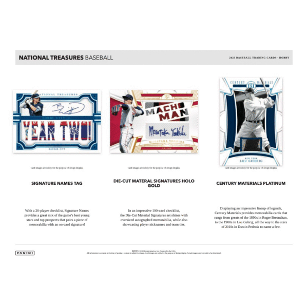 2023 Panini National Treasures Baseball Hobby Box - Image 4