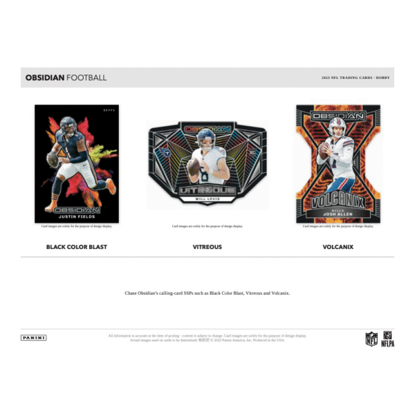 2023 Panini Obsidian Football Hobby Box - Image 5