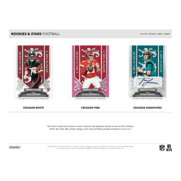 2023 Panini Rookies and Stars Football Hobby Box - Image 3