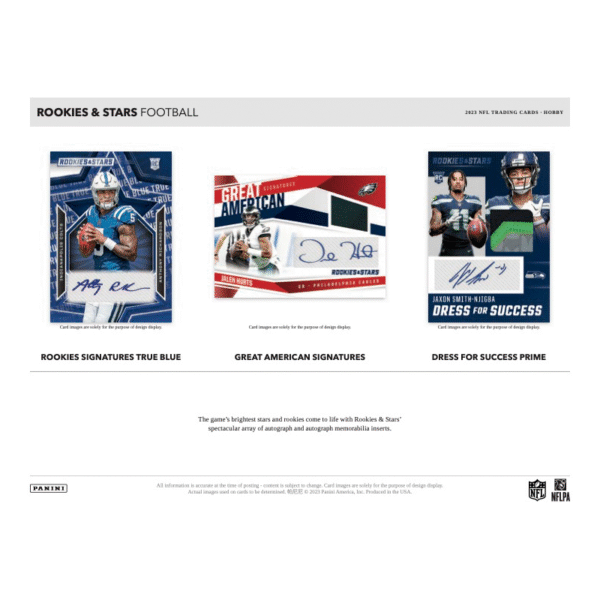 2023 Panini Rookies and Stars Football Hobby Box - Image 4