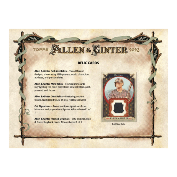 2023 Topps Allen & Ginter Baseball Hobby 12 Box Case - Image 5