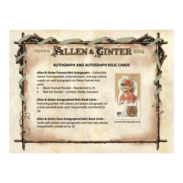 2023 Topps Allen & Ginter Baseball Hobby 12 Box Case - Image 7