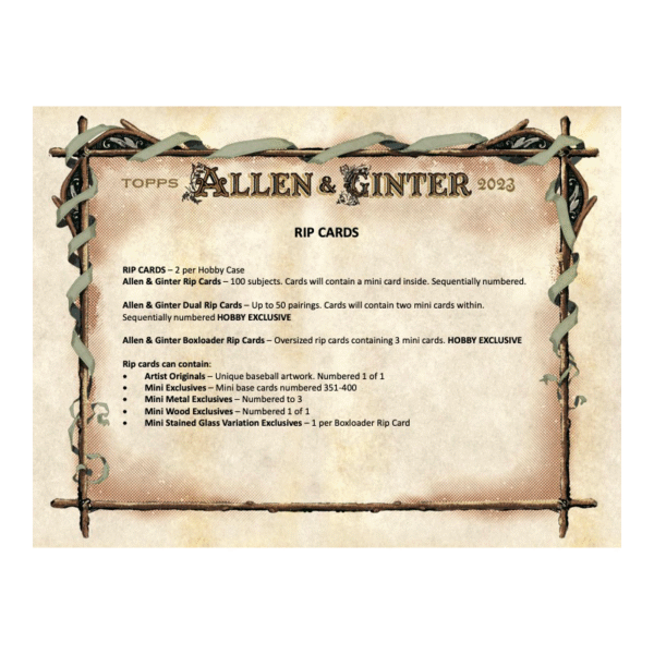 2023 Topps Allen & Ginter Baseball Hobby 12 Box Case - Image 8