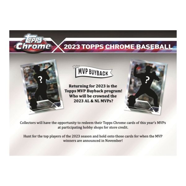 2023 Topps Chrome Baseball Jumbo Box - Image 5