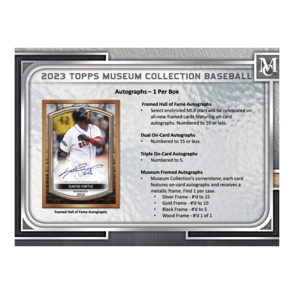 2023 Topps Museum Collection Baseball Hobby Box - Image 5