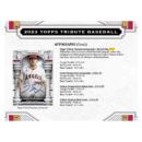 2023 Topps Tribute Baseball Hobby Box