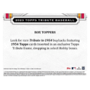 2023 Topps Tribute Baseball Hobby Box