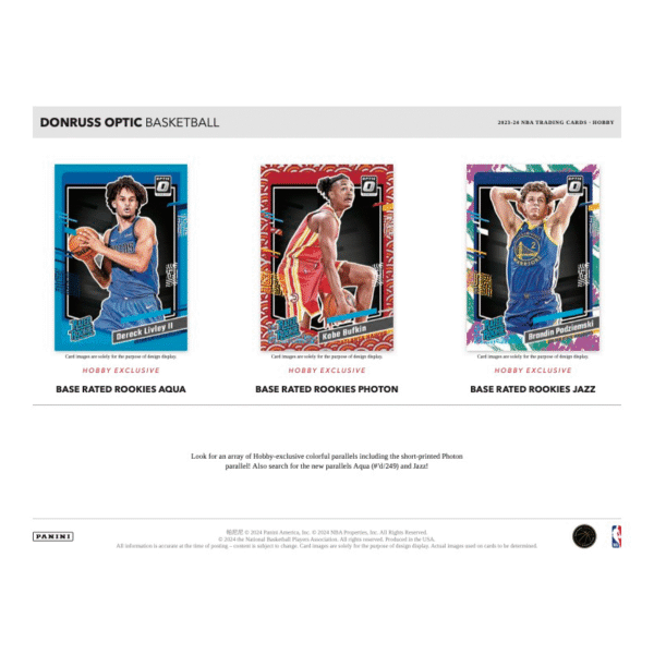 2023/24 Panini Donruss Optic Basketball Hobby Box - Image 4