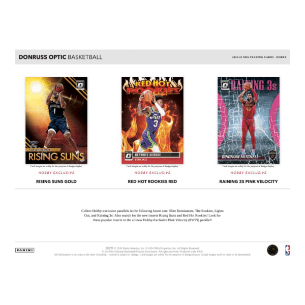 2023/24 Panini Donruss Optic Basketball Hobby Box - Image 6