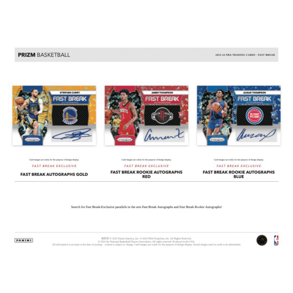 2023/24 Panini Prizm Fast Break Basketball Box - Image 3