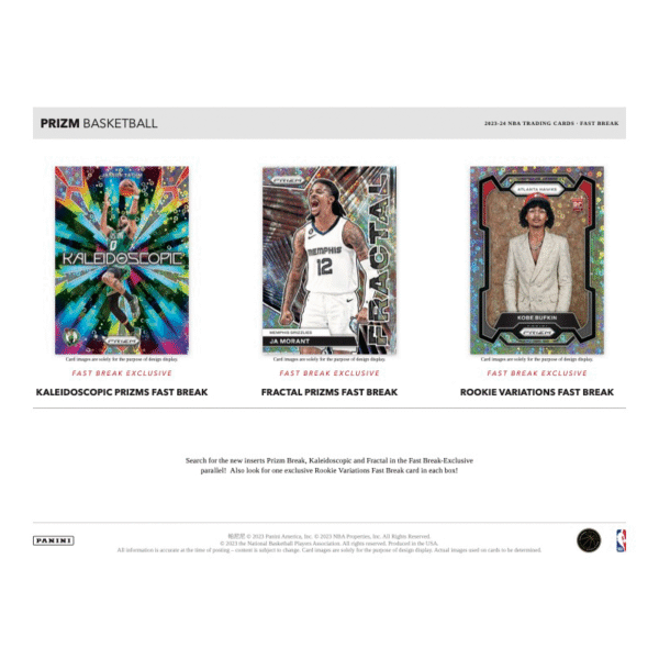 2023/24 Panini Prizm Fast Break Basketball Box - Image 5