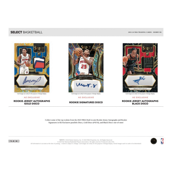 2023/24 Panini Select Basketball H2 Hybrid Box - Image 3