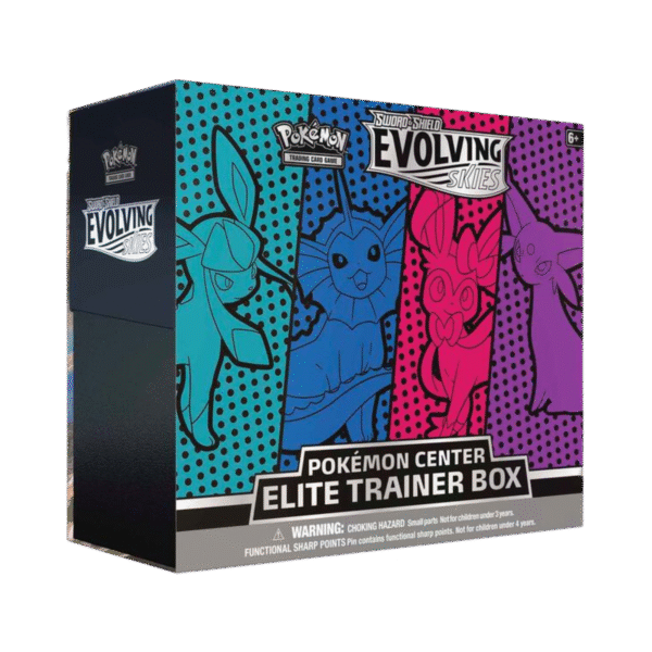Evolving Skies Pokemon Center Elite Trainer Box [Espeon, Sylveon, Vaporeon, Glaceon]