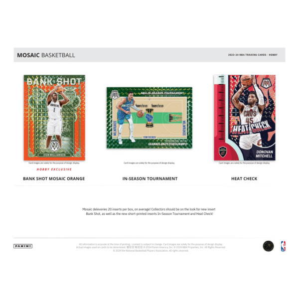 2023/24 Panini Mosaic Basketball Hobby Box - Image 5