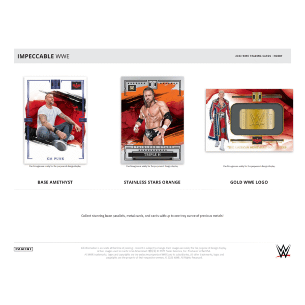 2023 Panini Impeccable WWE Hobby Box - Image 3