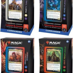 MTG Commander Legends: Battle for Baldur's Gate (Set of 4) Commander Decks