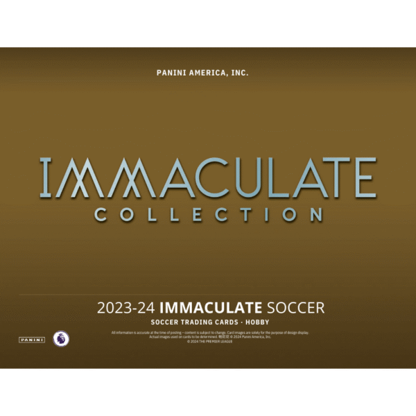 2024 Panini Immaculate Soccer Hobby Box - Image 3