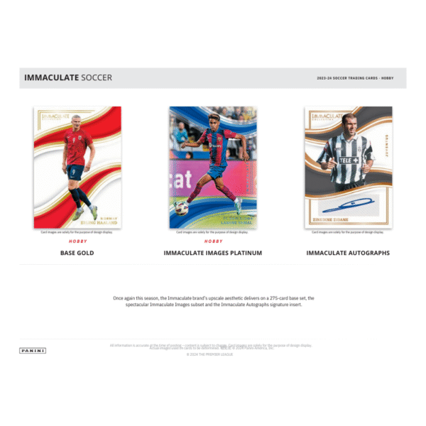 2024 Panini Immaculate Soccer Hobby Box - Image 2