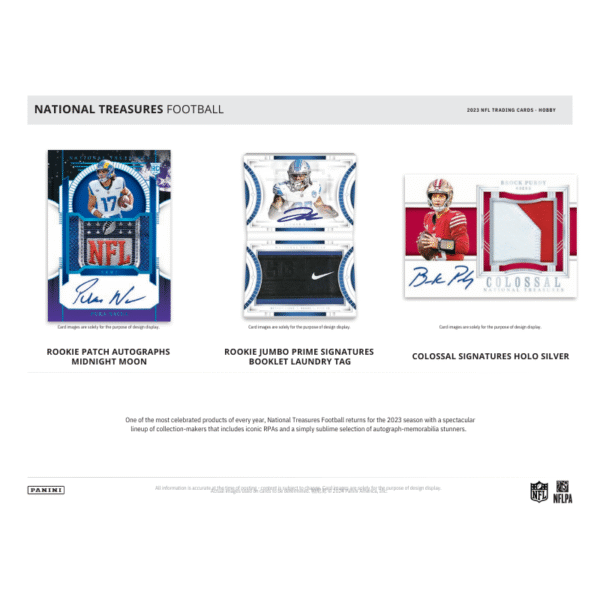 2023 Panini National Treasures Football Hobby Box - Image 3