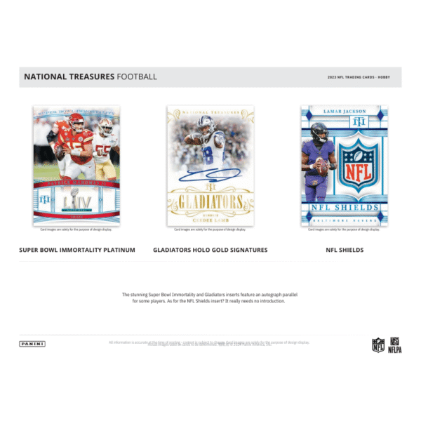 2023 Panini National Treasures Football Hobby Box - Image 4