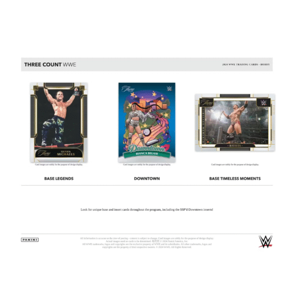 2024 Panini Three Count WWE Wrestling Hobby Box - Image 3