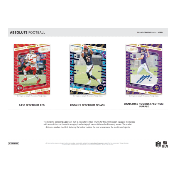 2024 Panini Absolute Football Hobby Box - Image 3
