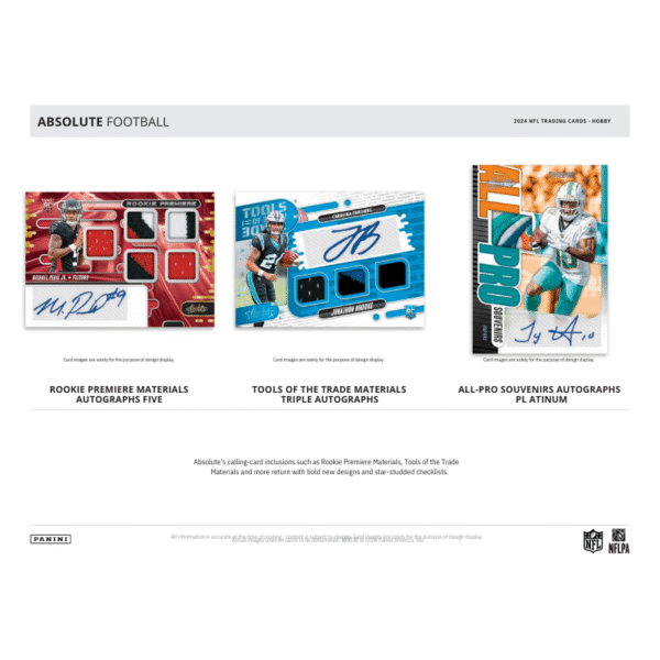 2024 Panini Absolute Football Hobby Box - Image 4