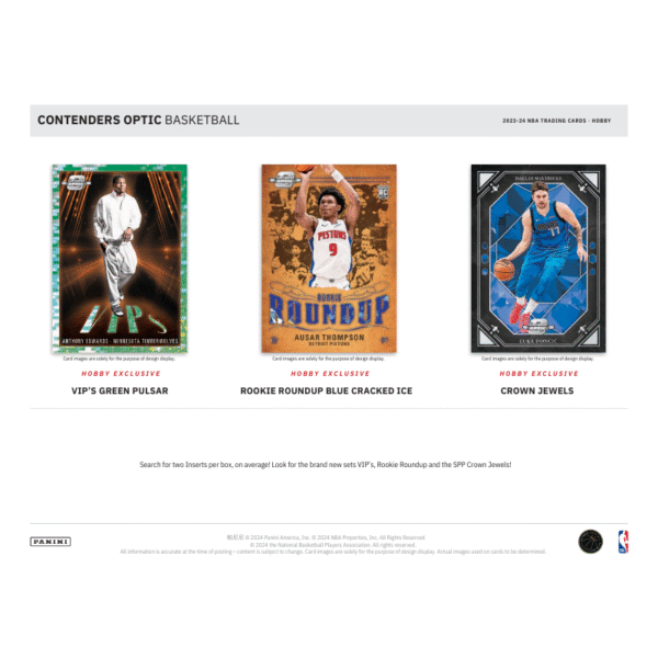 2023/24 Panini Contenders Optic Basketball Hobby Box - Image 4