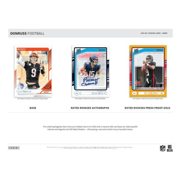 2024 Panini Donruss Football Hobby Box - Image 3