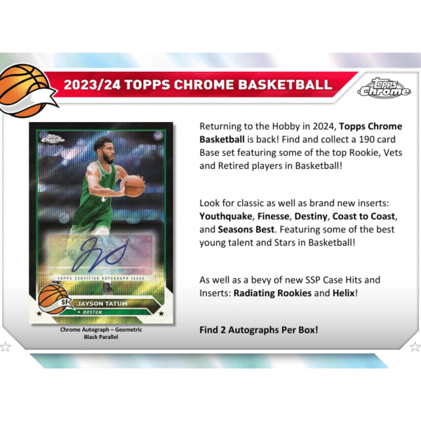 2023/24 Topps Chrome Basketball Breaker's Delight Box - Image 4