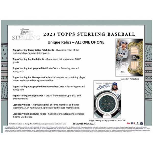 2023 Topps Sterling Baseball Hobby Box - Image 5